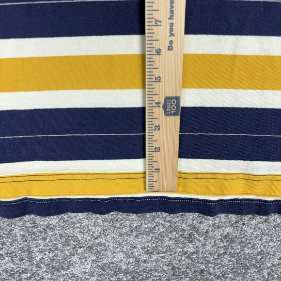 Vintage Lands End Rugby Shirt Men's XL Heavy Cotton Long Sleeve Striped Preppy - Picture 6 of 9